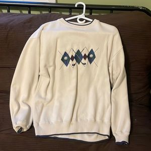 Mens golf crewneck